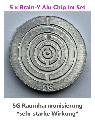 Brain-Y 5 G Raumharmonisierung SET  "Blume des Lebens"- 2,7 mm